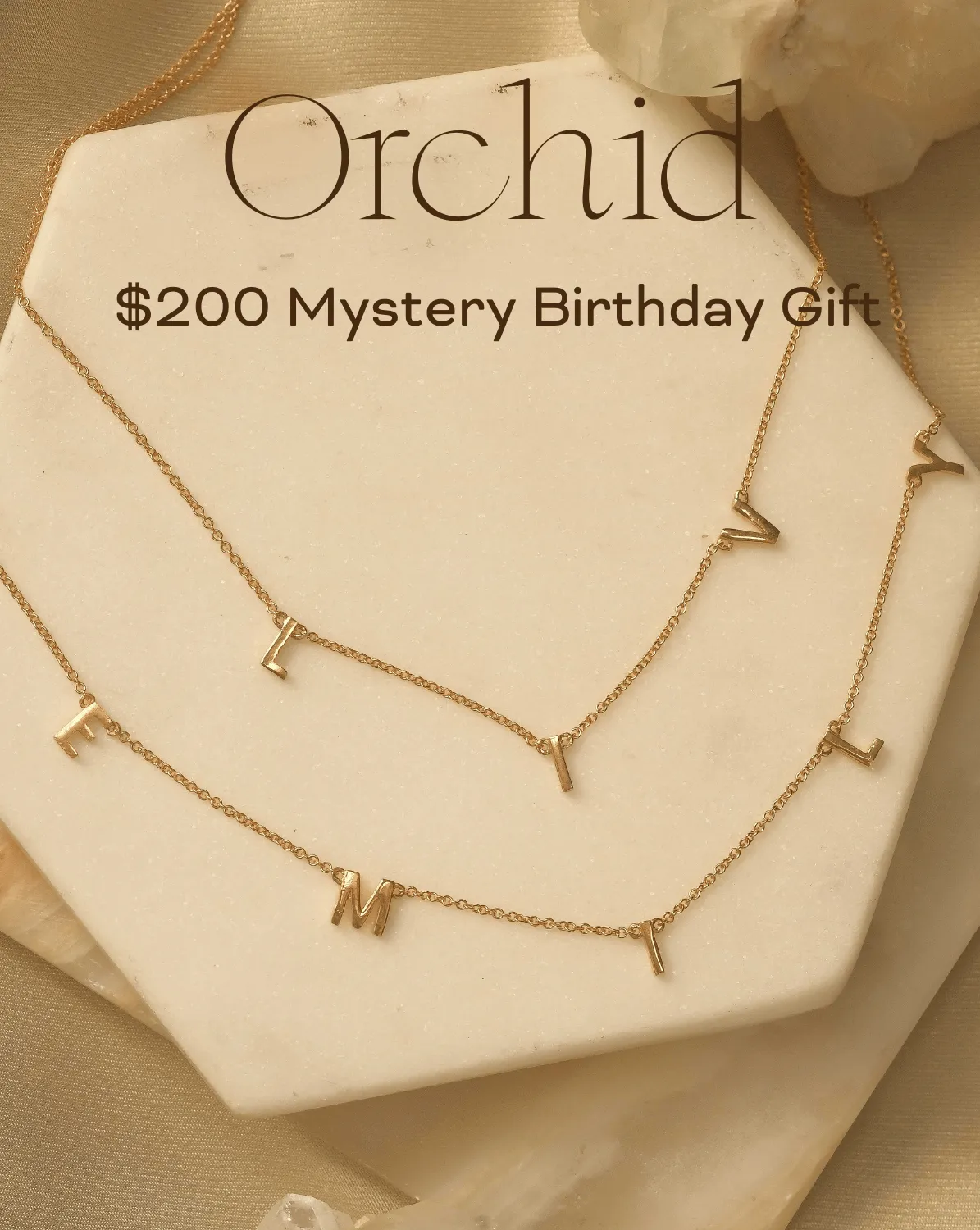 $200 Mystery Birthday Gift - Orchid
