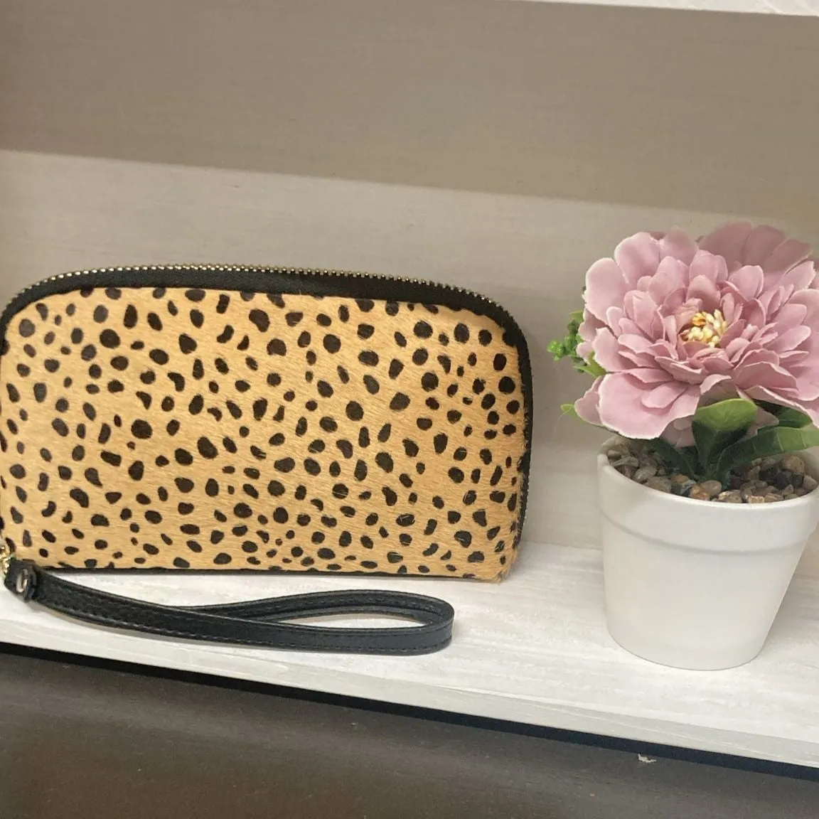 Addison Road Carmichael Wristlet Clutch - Tan