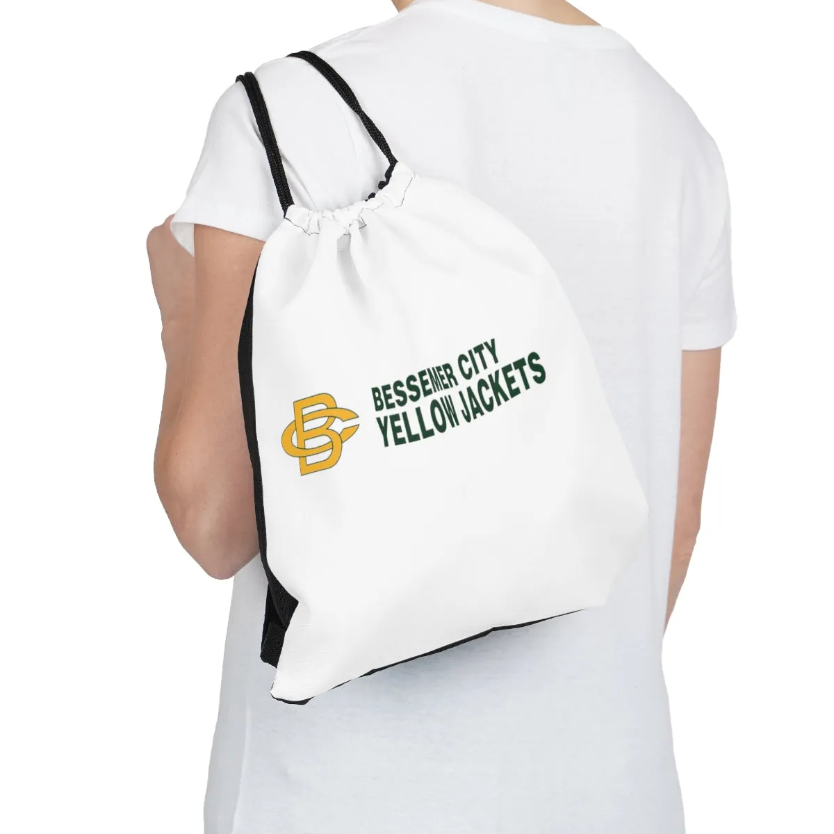 Bessemer City Yellow Jackets Outdoor Drawstring Bag