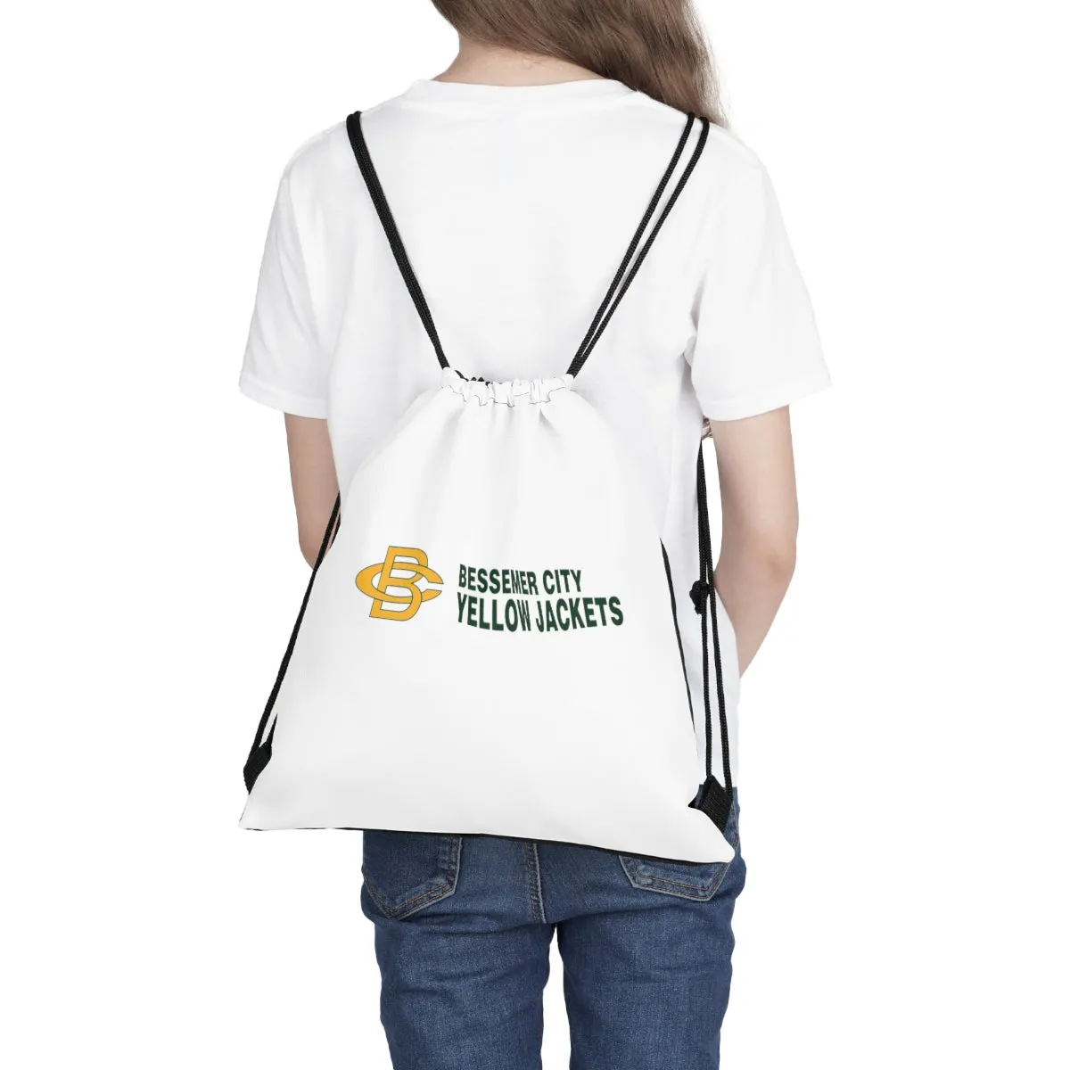 Bessemer City Yellow Jackets Outdoor Drawstring Bag