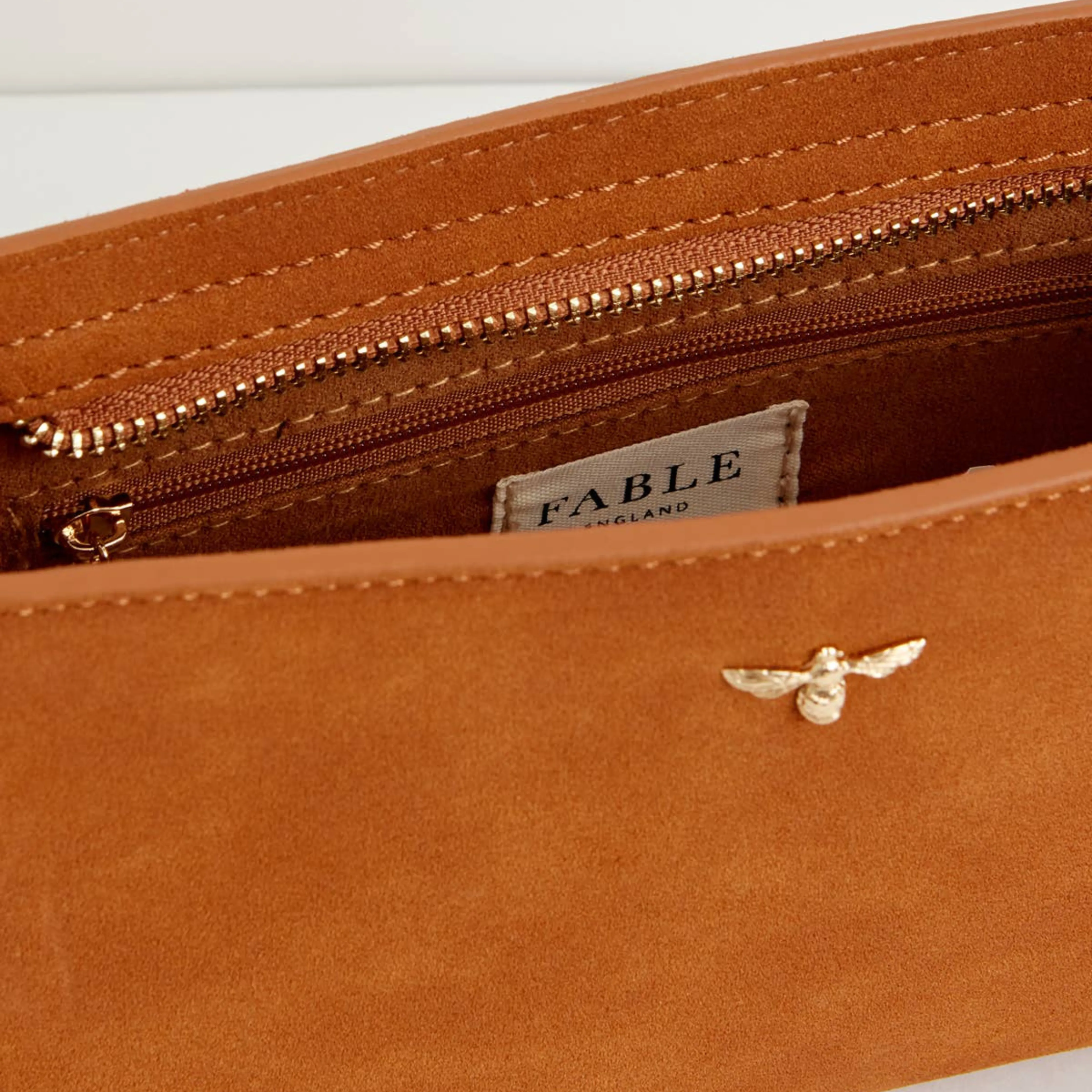 Bonnie Tan Vegan Leather Wristlet Pouch – Sophisticated & Practical Accessory