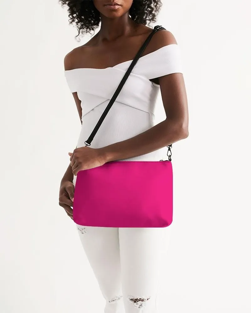Bright Cool Pink Zip Pouch | Bright Pure Cool Pink | C0M100Y25K0