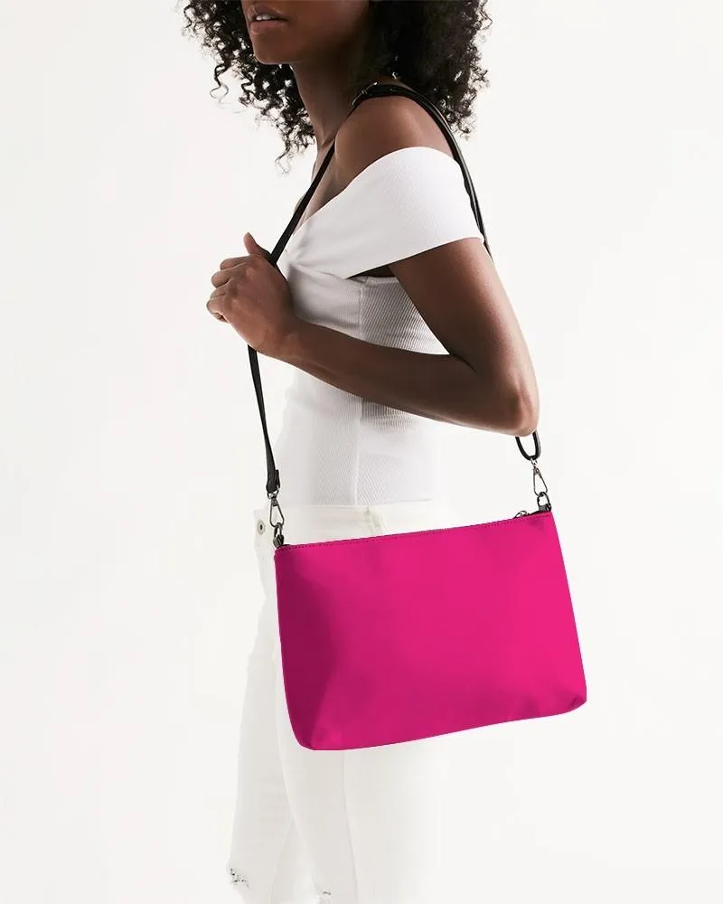 Bright Cool Pink Zip Pouch | Bright Pure Cool Pink | C0M100Y25K0