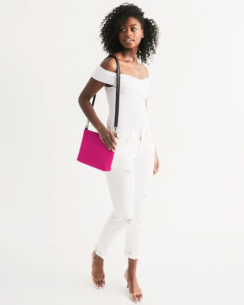 Bright Cool Pink Zip Pouch | Bright Pure Cool Pink | C0M100Y25K0