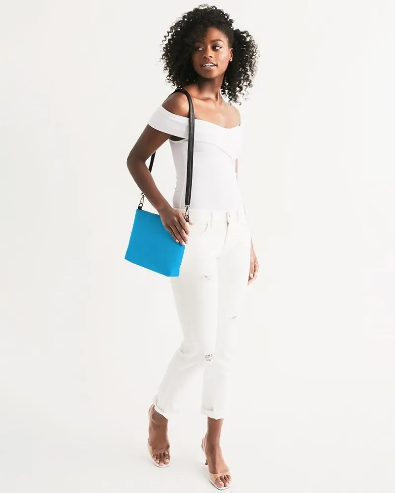 Bright Cyan Zip Pouch | Bright Pure Cyan | C100M0Y0K0