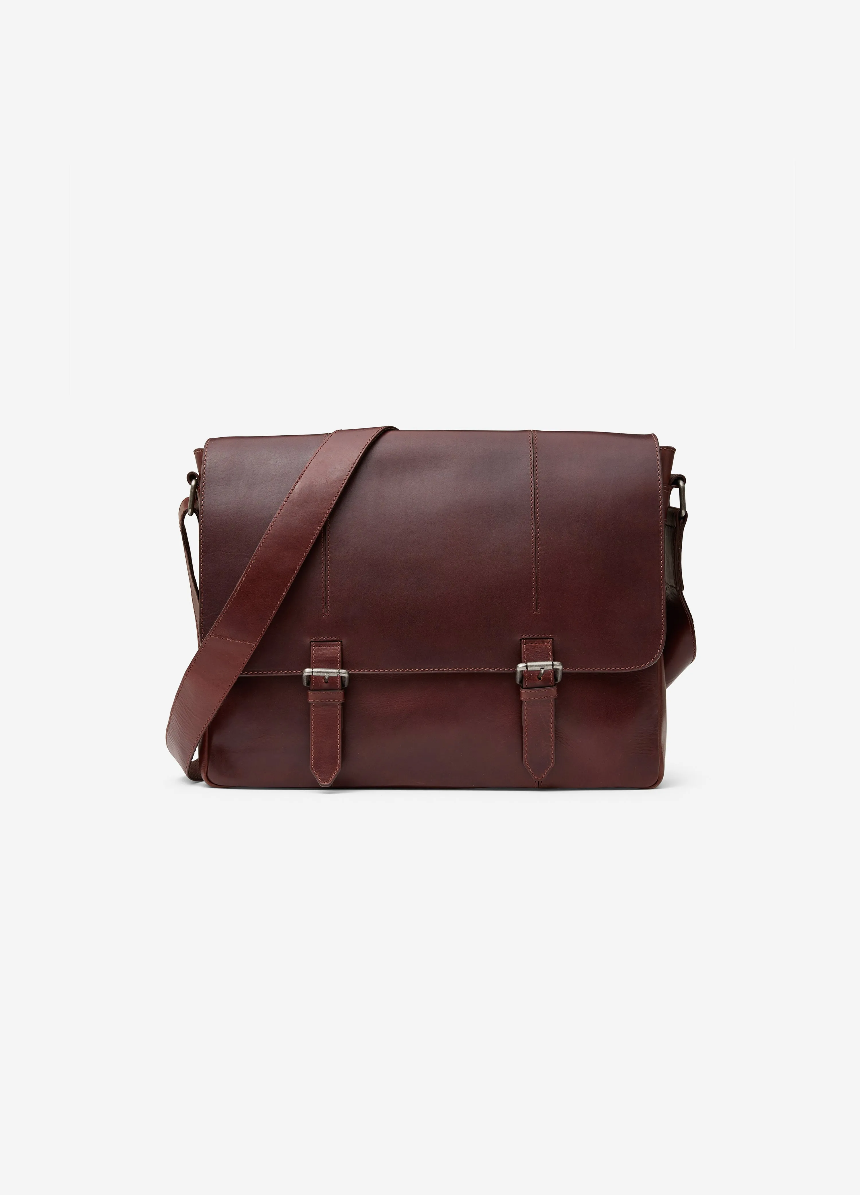 Buckle Messenger Bag Chocolate