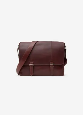 Buckle Messenger Bag Chocolate