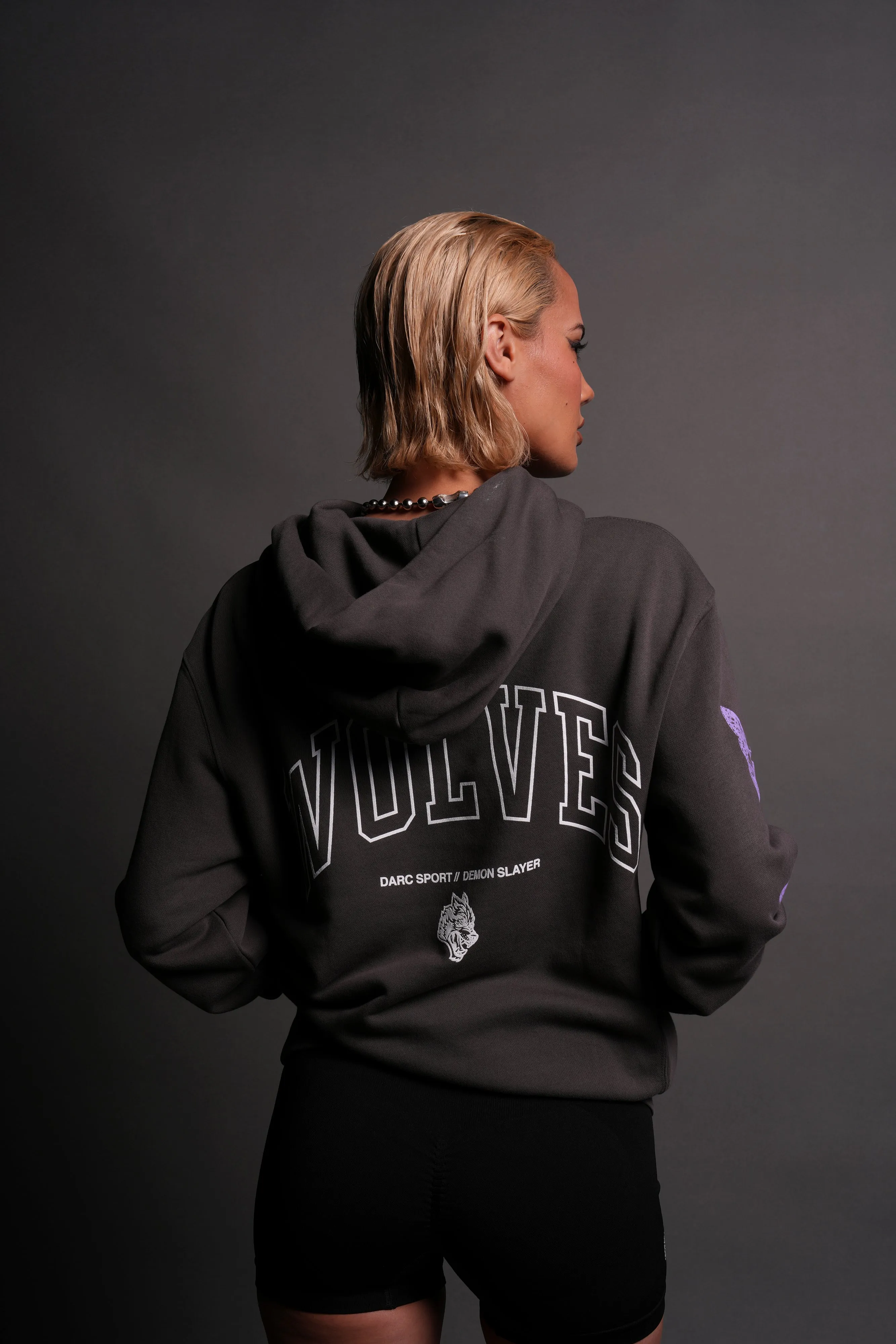 Butterfly Dance She "Dakota" Hoodie in Wolf Gray