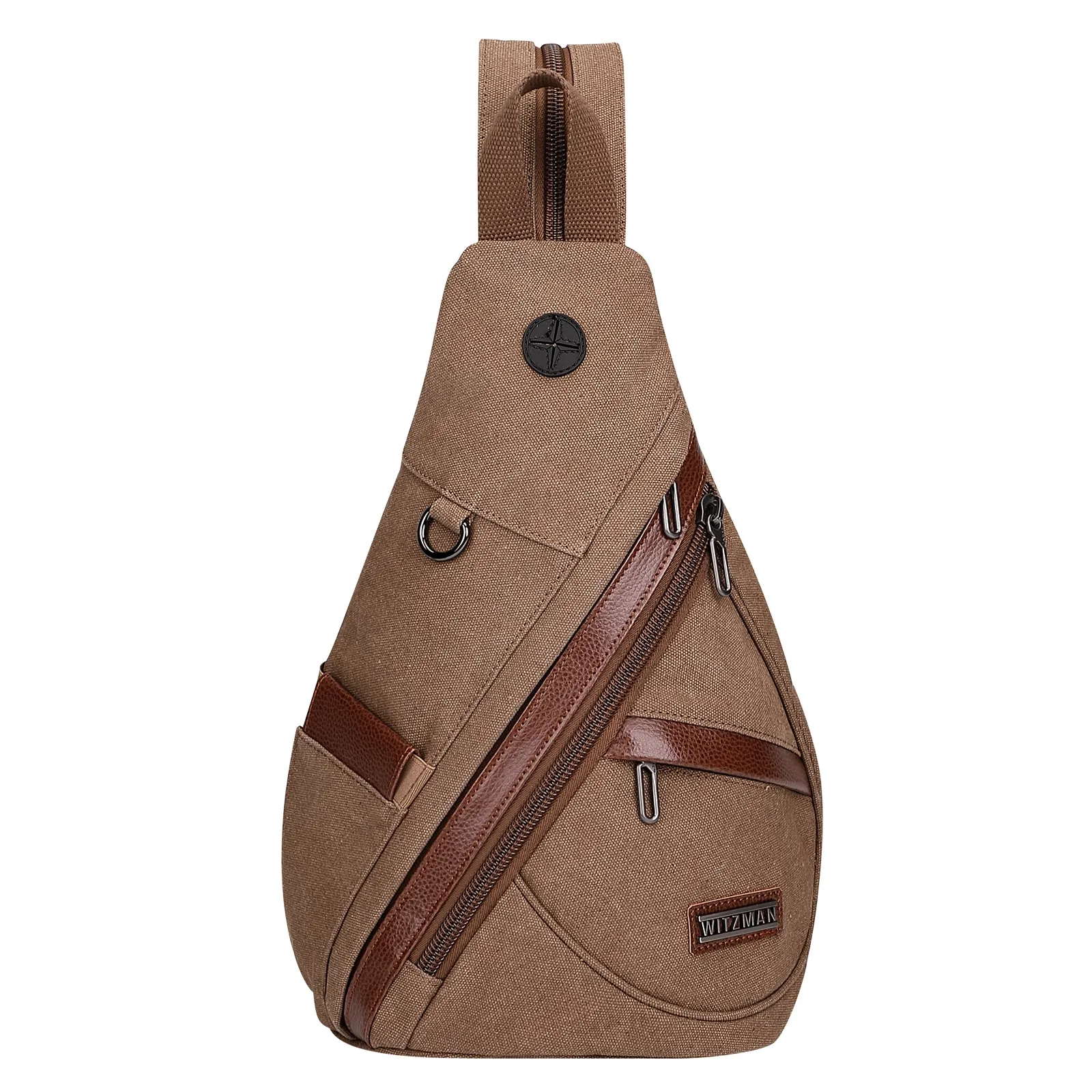 Canvas Sling Bag for Men Women