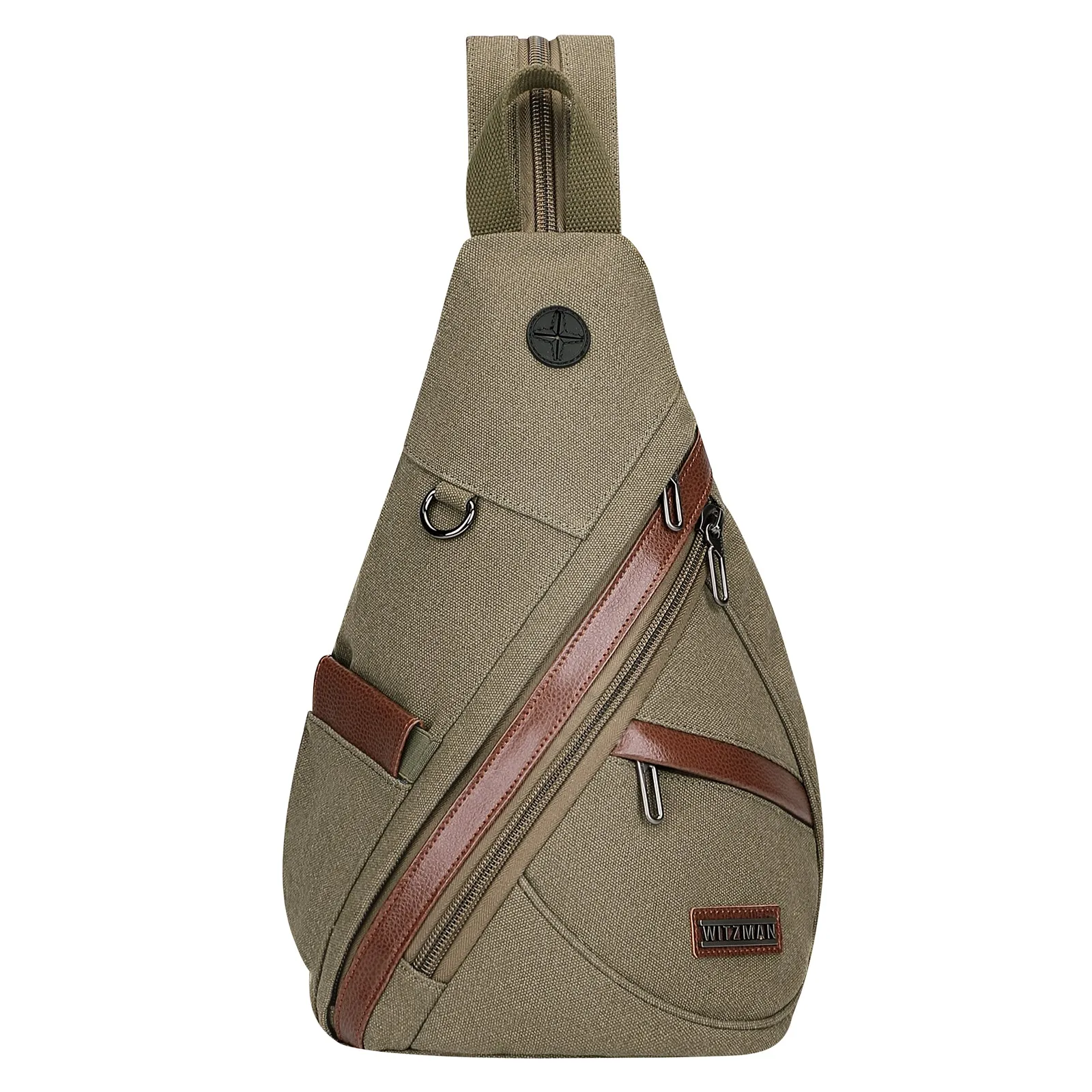 Canvas Sling Bag for Men Women