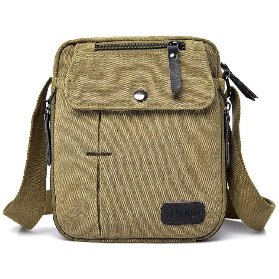 Canvas Travel Wallet Casual Messenger Bag