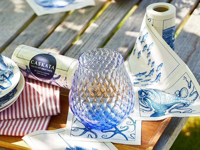 Caskata Coastal Cocktail Napkin Roll
