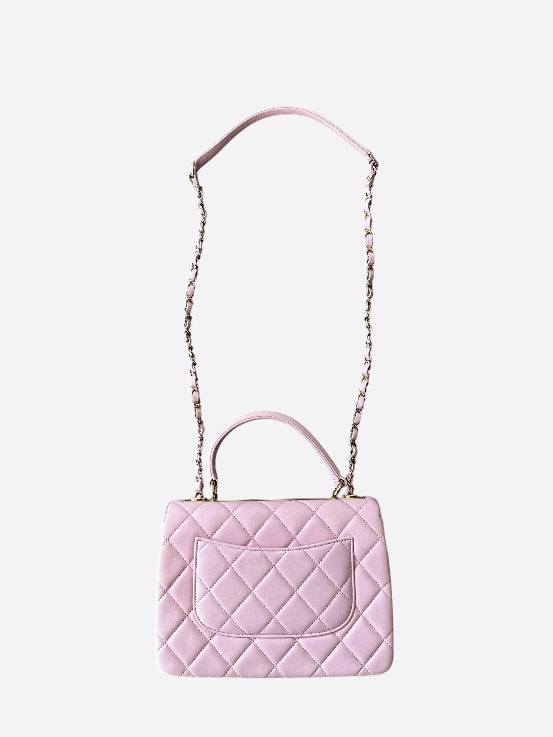Chanel Pink Quilted Trendy CC Shoulder Bag