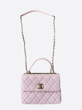 Chanel Pink Quilted Trendy CC Shoulder Bag