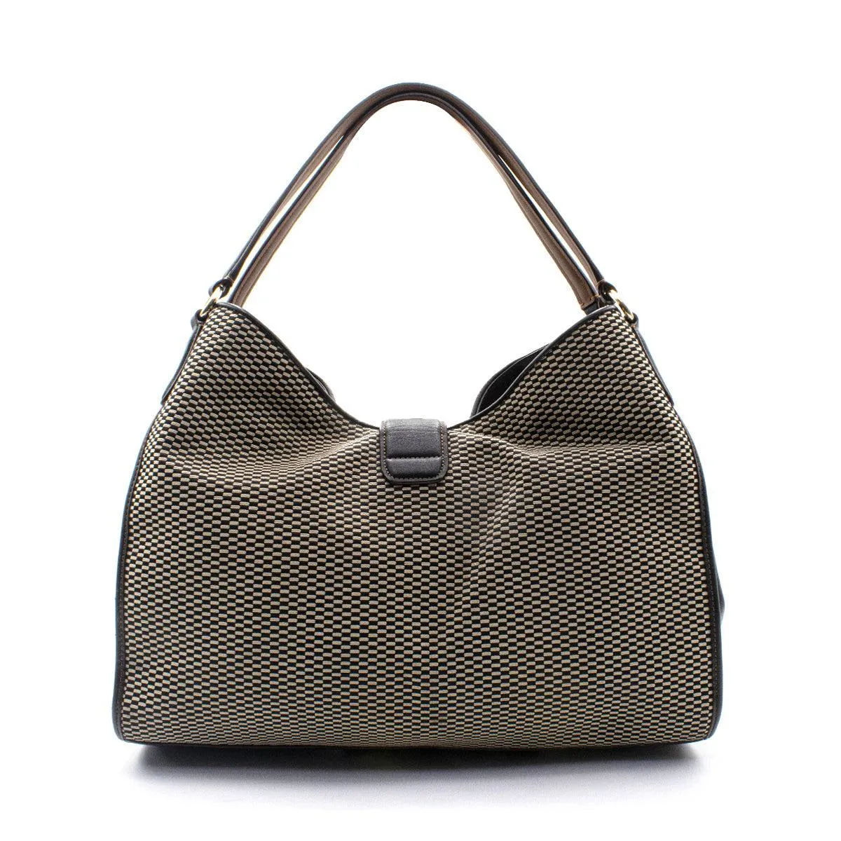 Coach Carlyle Madison Hobo Bags Fabric Black Colour For Women