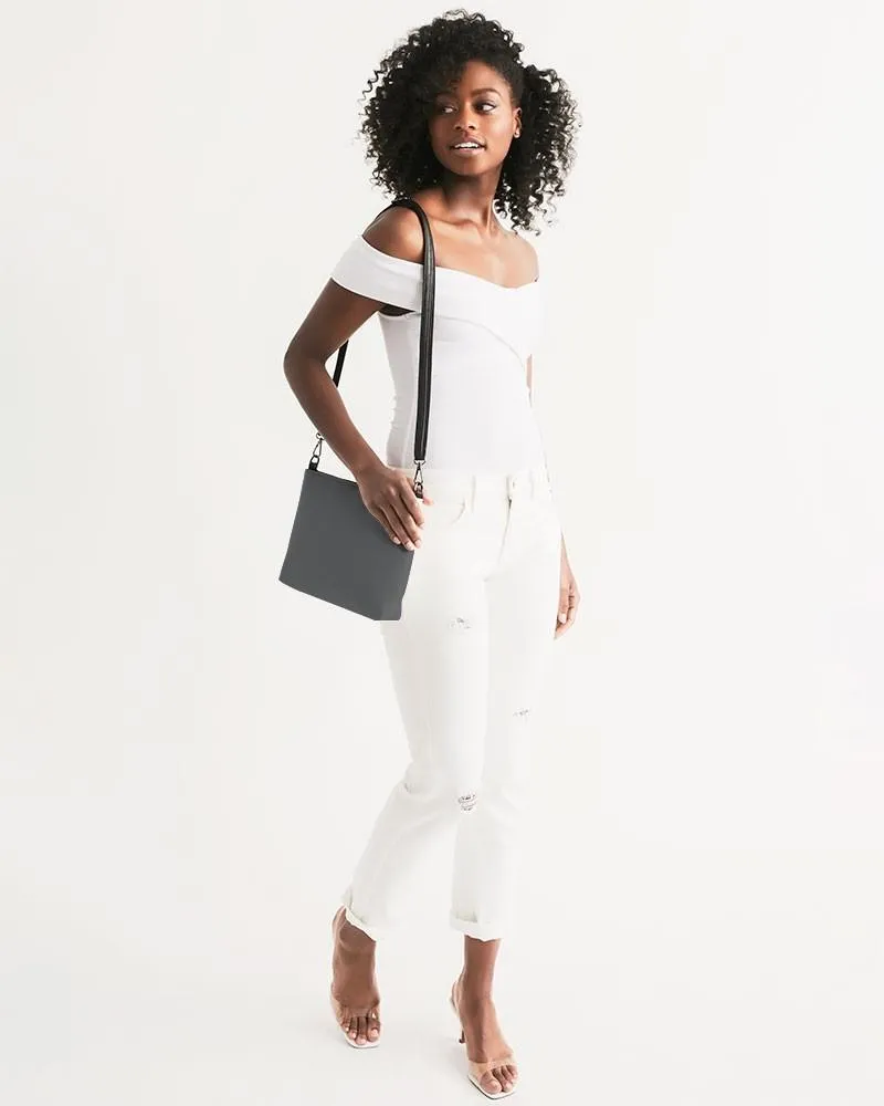 Dark Gray Zip Pouch | Dark Pale Gray | C0M0Y0K80