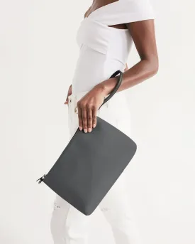 Dark Gray Zip Pouch | Dark Pale Gray | C0M0Y0K80