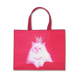 Designer Tote Bag With Zip Beach Gym Travel Bags -  Princess Cat