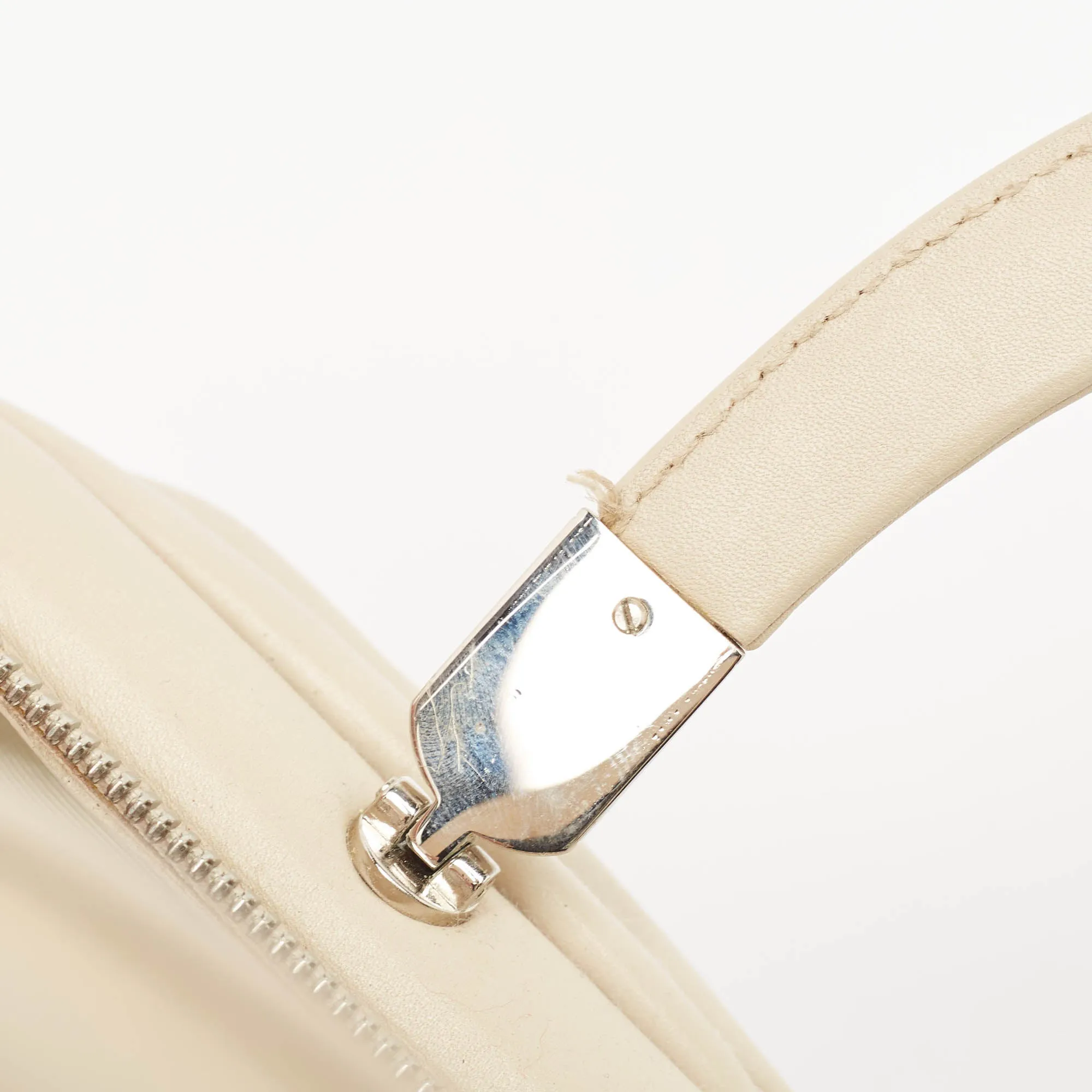 DIOR Light Beige Leather Karenina East West Karenina Satchel