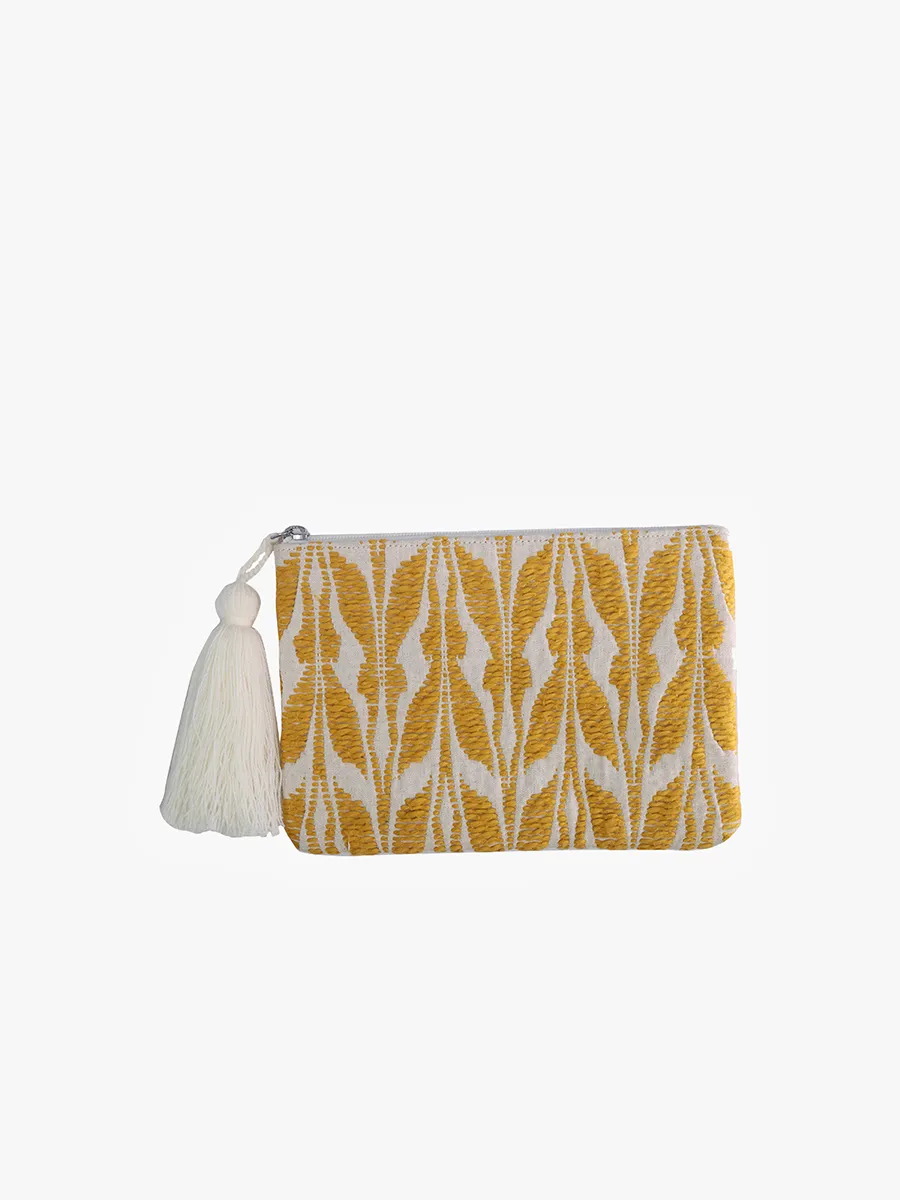 Faith Printed Cotton Pouch