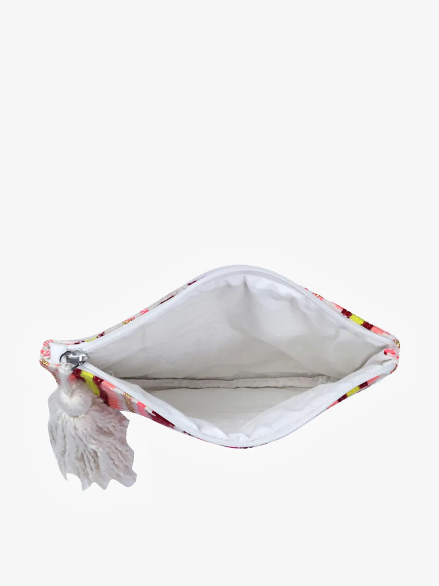 Faith Printed Cotton Pouch