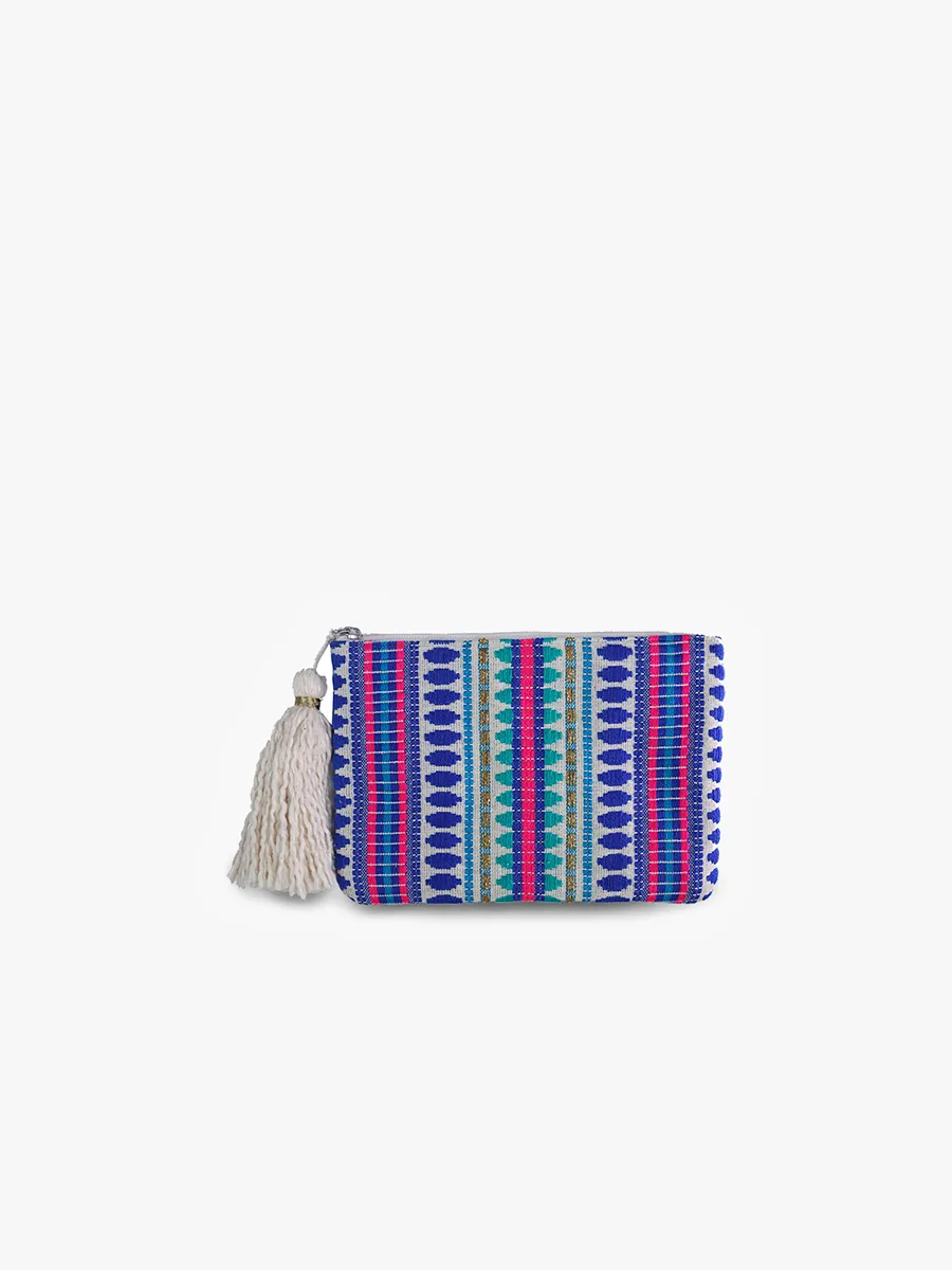 Faith Printed Cotton Pouch
