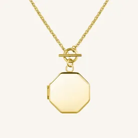 Geo Locket Gold