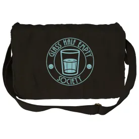 Glass Half Empty Society Messenger Bag