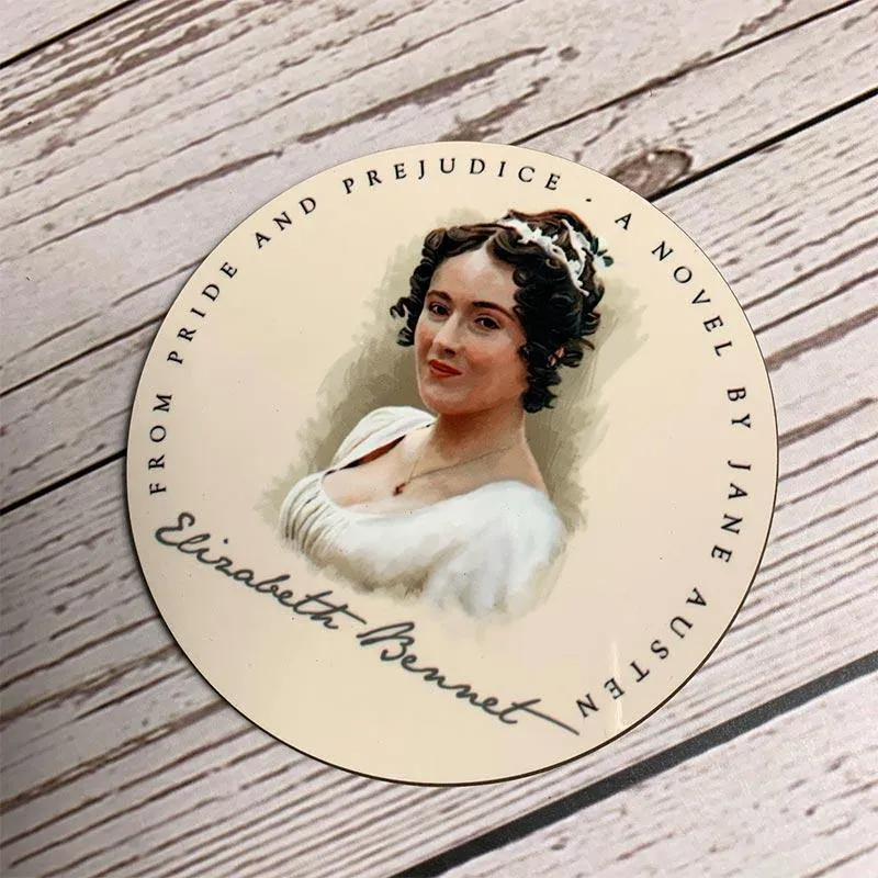 Jane Austen Coasters - Heroines Design