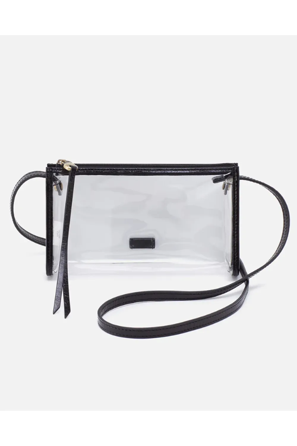 Jewel Crossbody Bag - Clear / Black