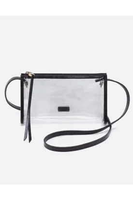 Jewel Crossbody Bag - Clear / Black