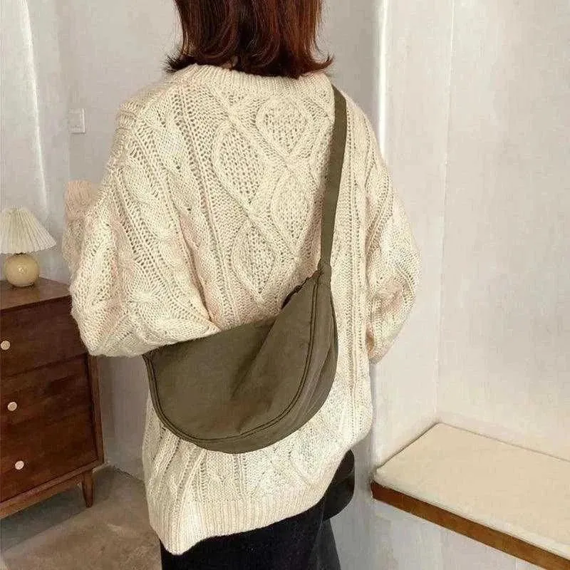 Large Tote Crossbody Bag | Casual Nylon's Hobo Bags - WCB003