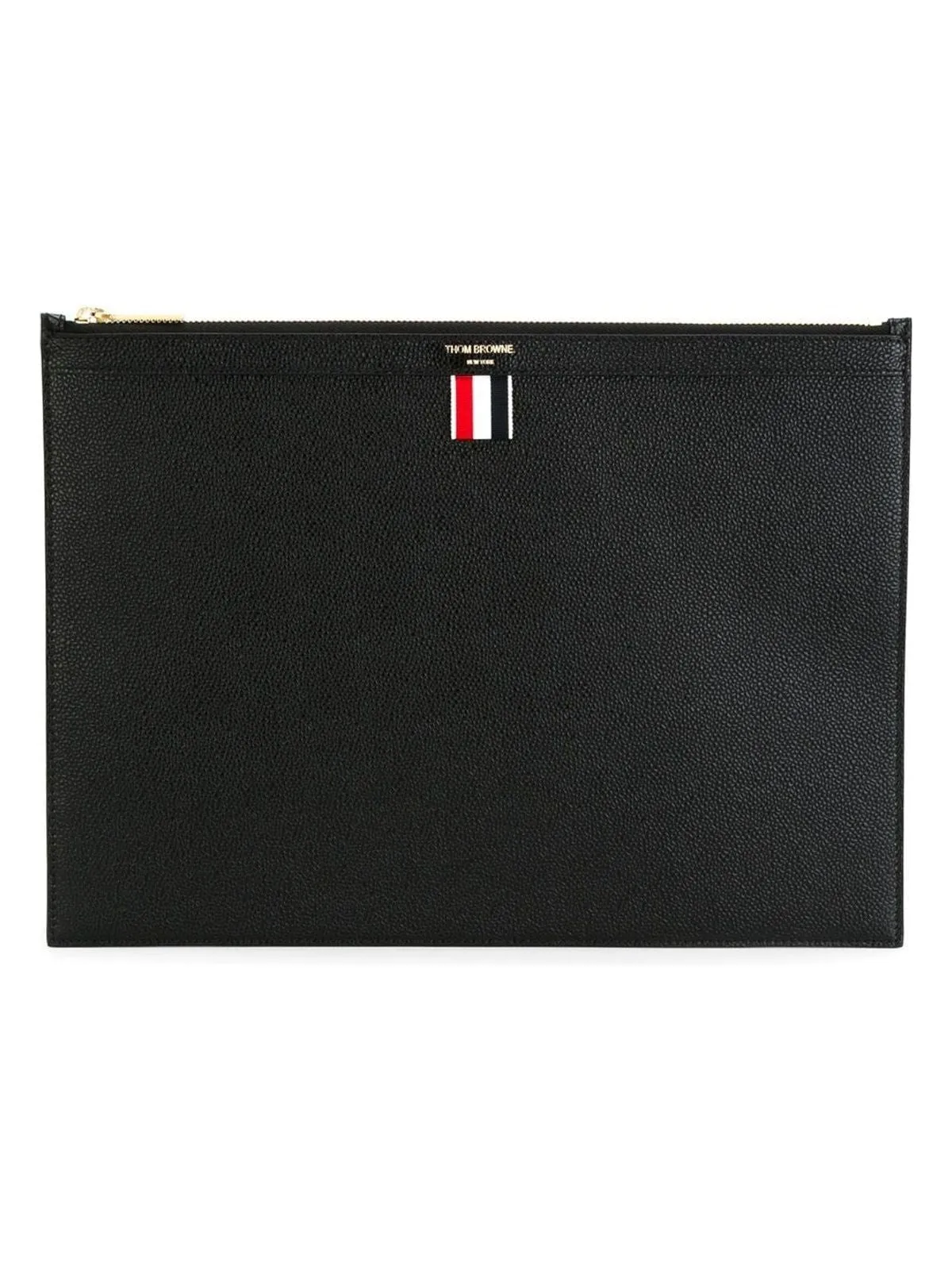 Men's Stripe Clutch Bag in Nero | MAC021L00198