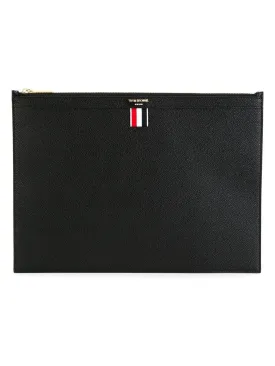 Men's Stripe Clutch Bag in Nero | MAC021L00198