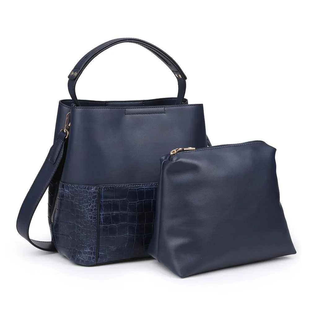 Miranda Croc Tote