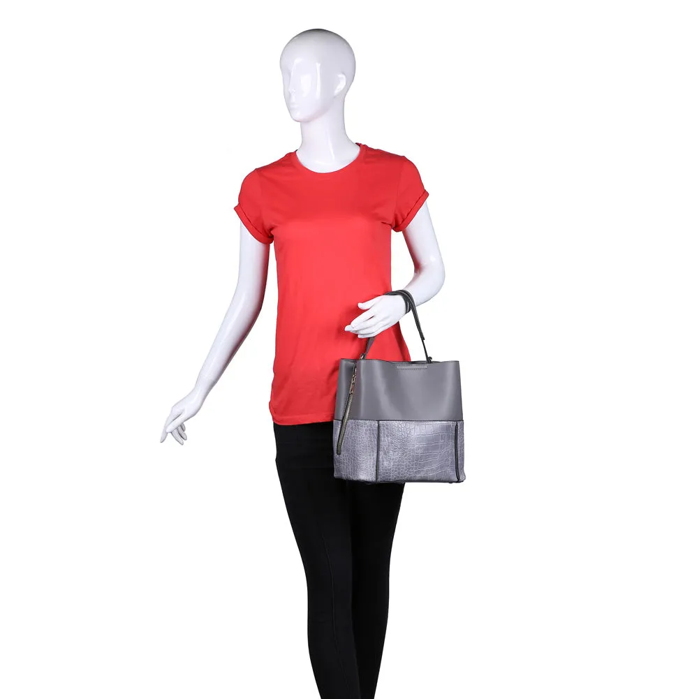 Miranda Croc Tote