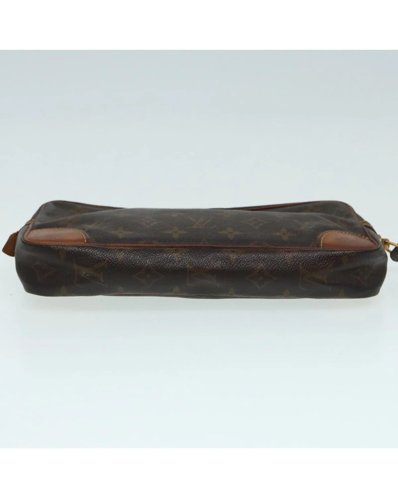 Monogram Clutch Bag with Wrist Strap