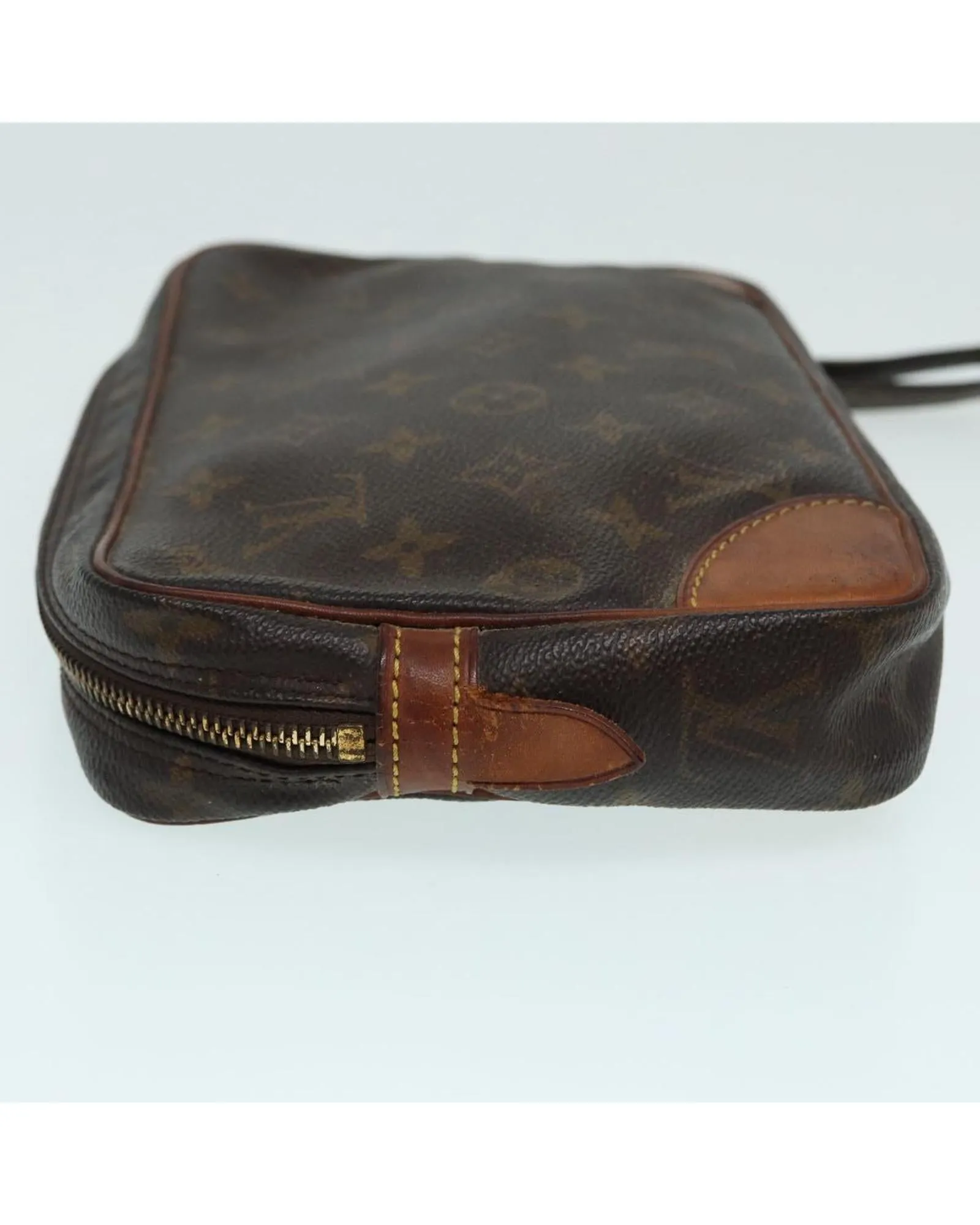 Monogram Clutch Bag with Wrist Strap
