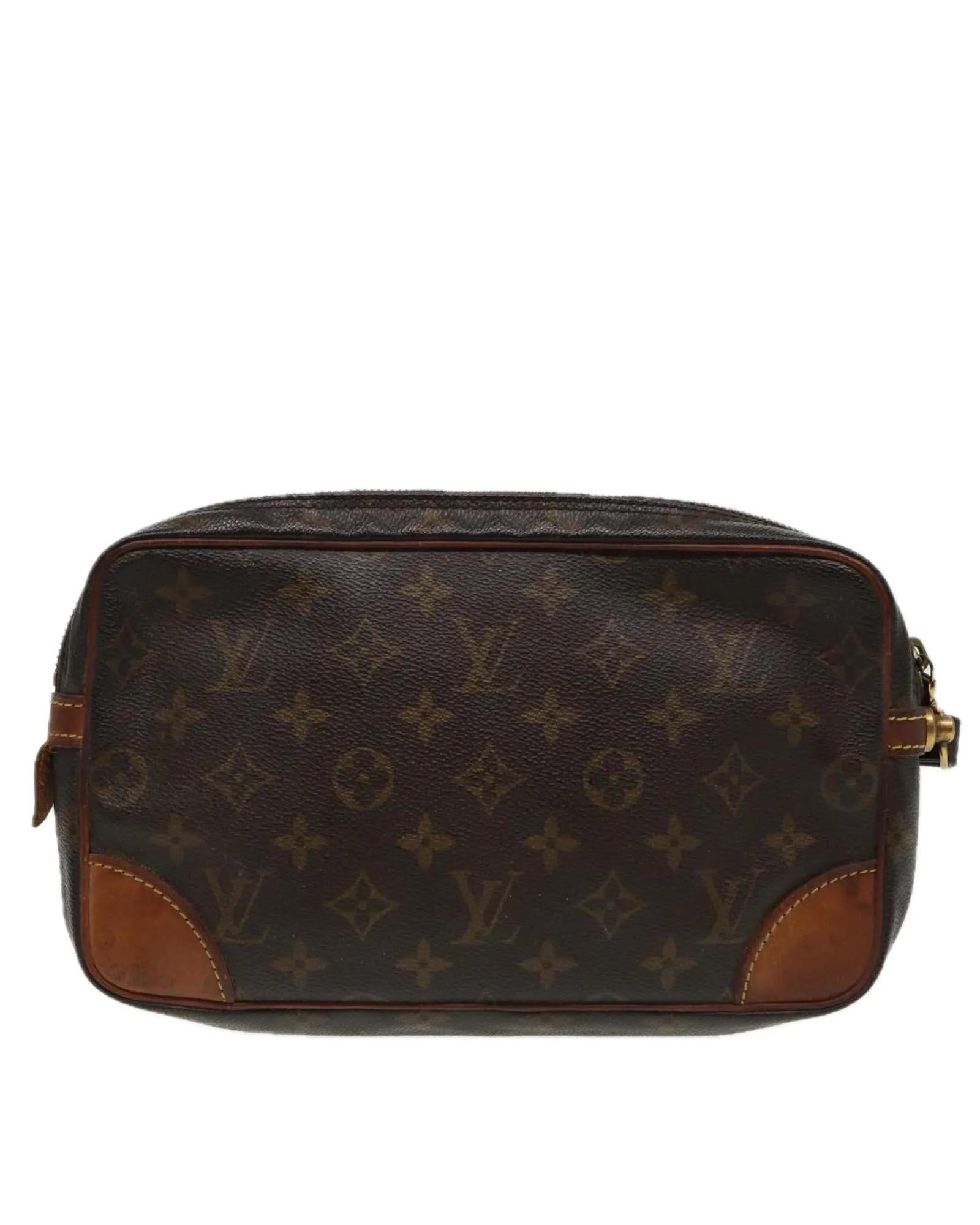 Monogram Clutch Bag with Wrist Strap