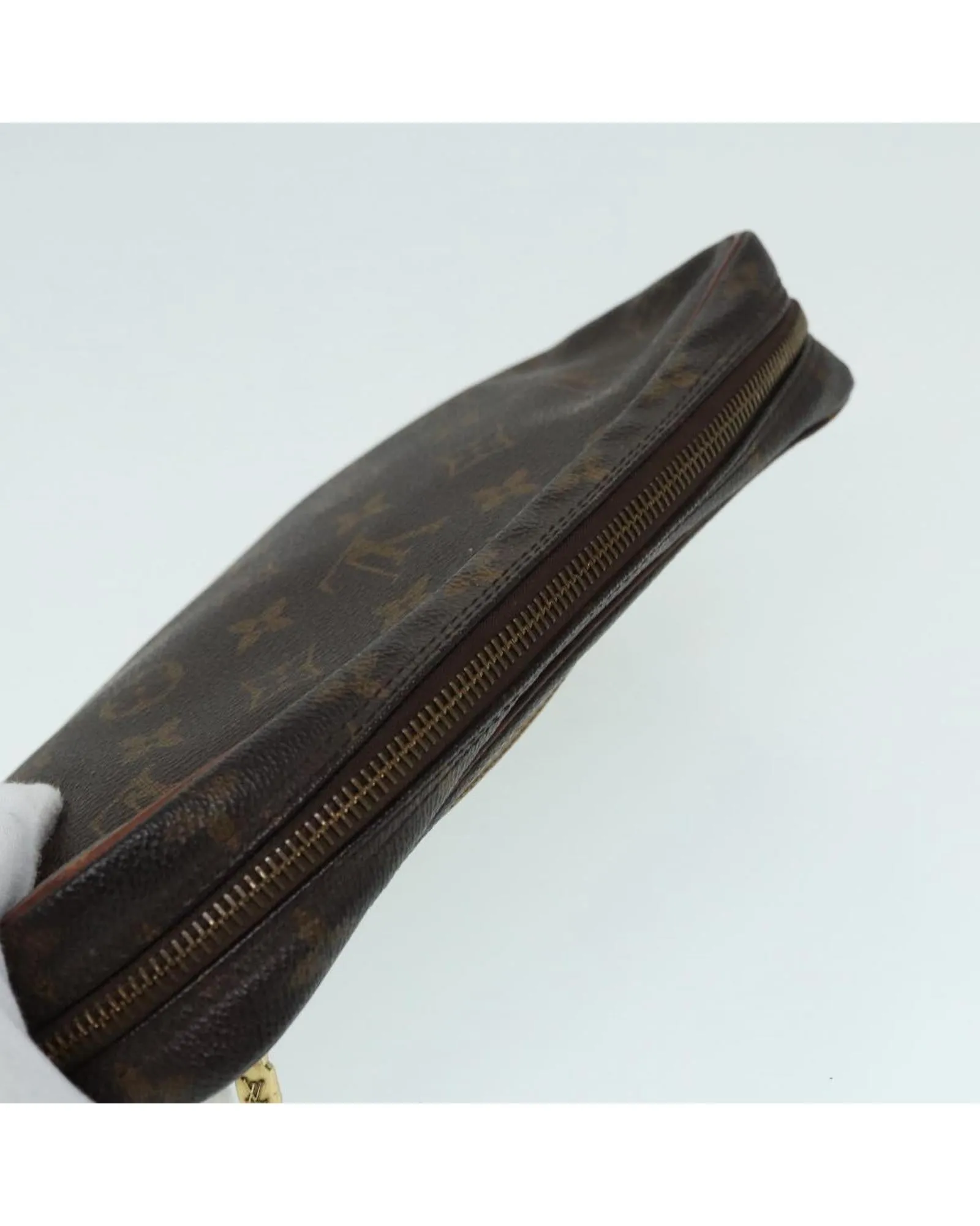 Monogram Clutch Bag with Wrist Strap