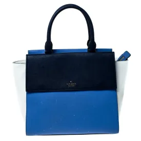 Multicolor Leather Flap Satchel