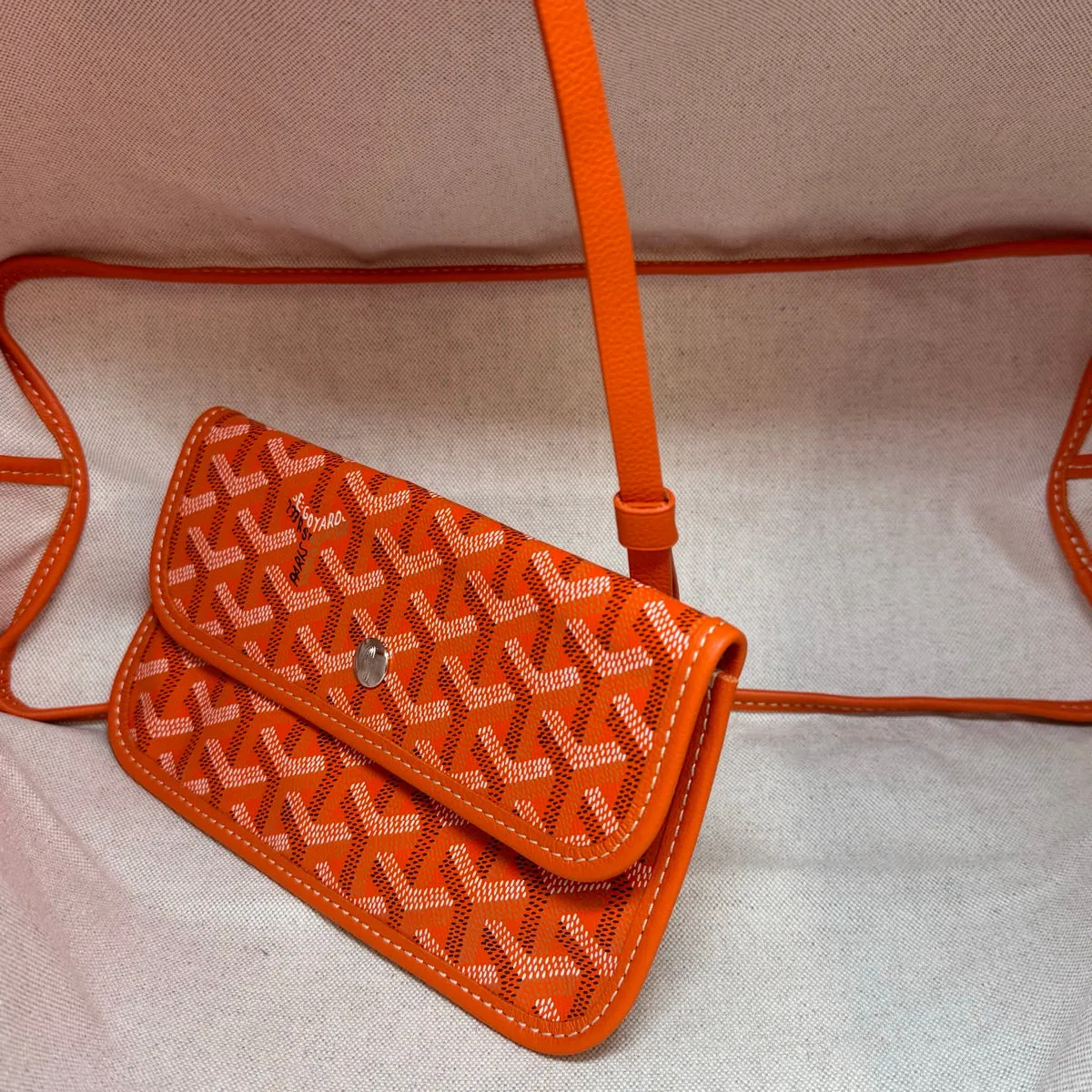 New Goyard St. Louis PM Tote with Pouch