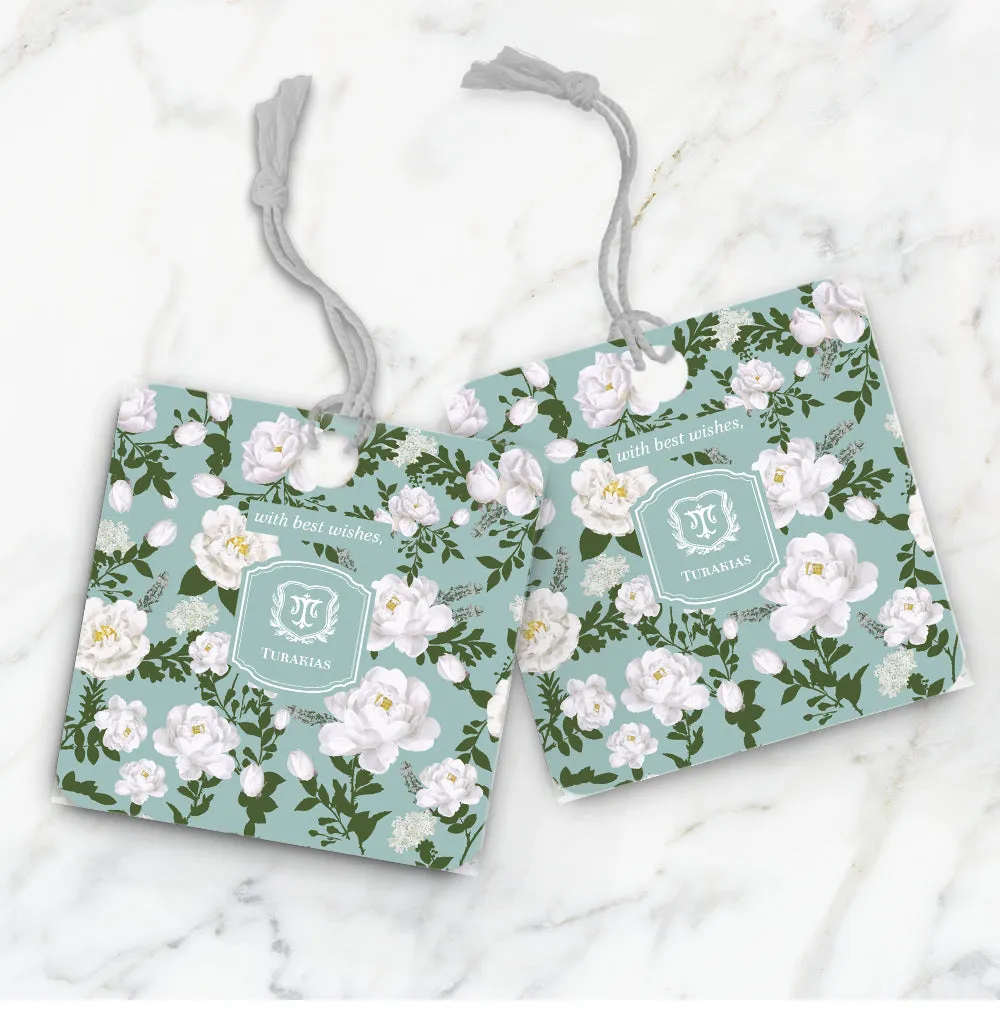 Peonies Gift Tag