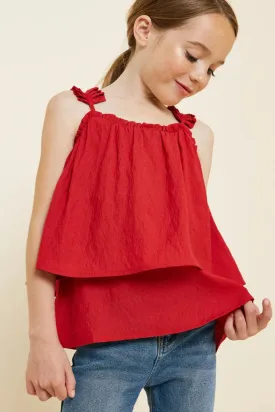 Red Tiered Tank