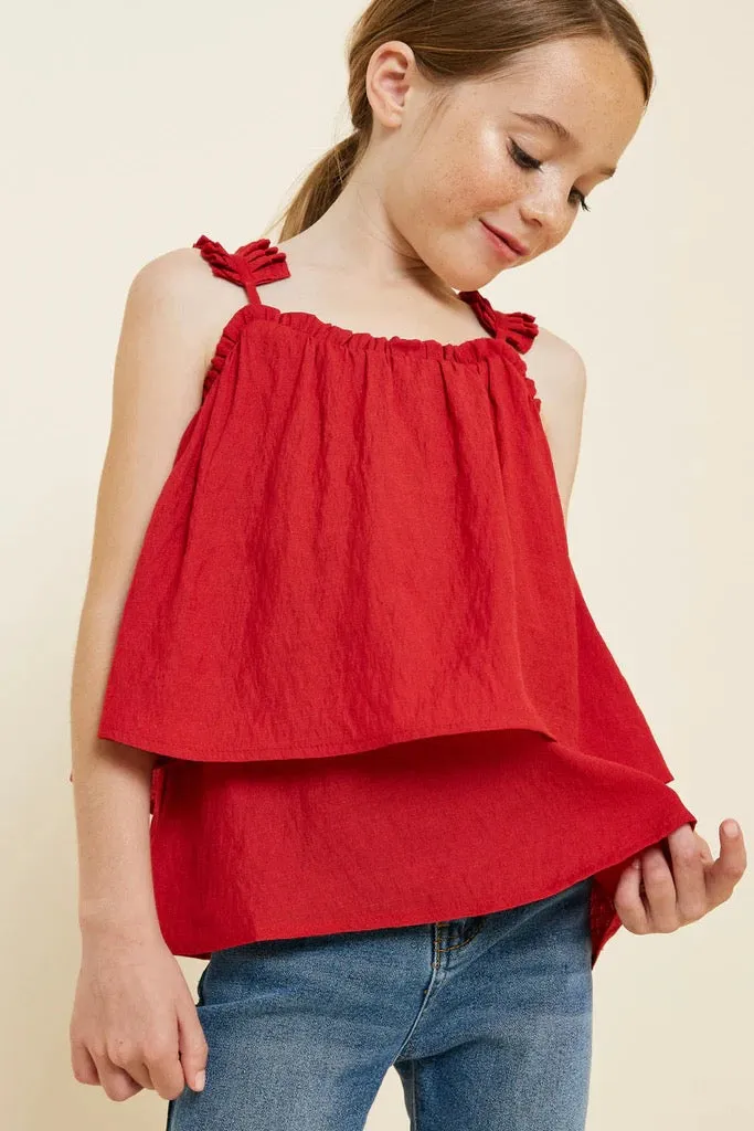 Red Tiered Tank