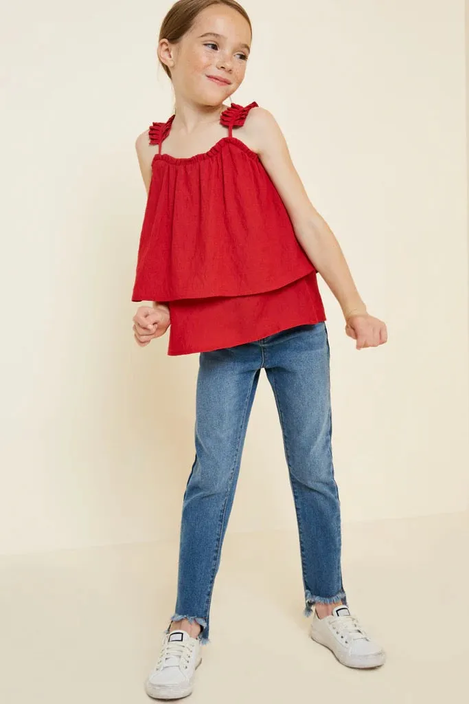 Red Tiered Tank