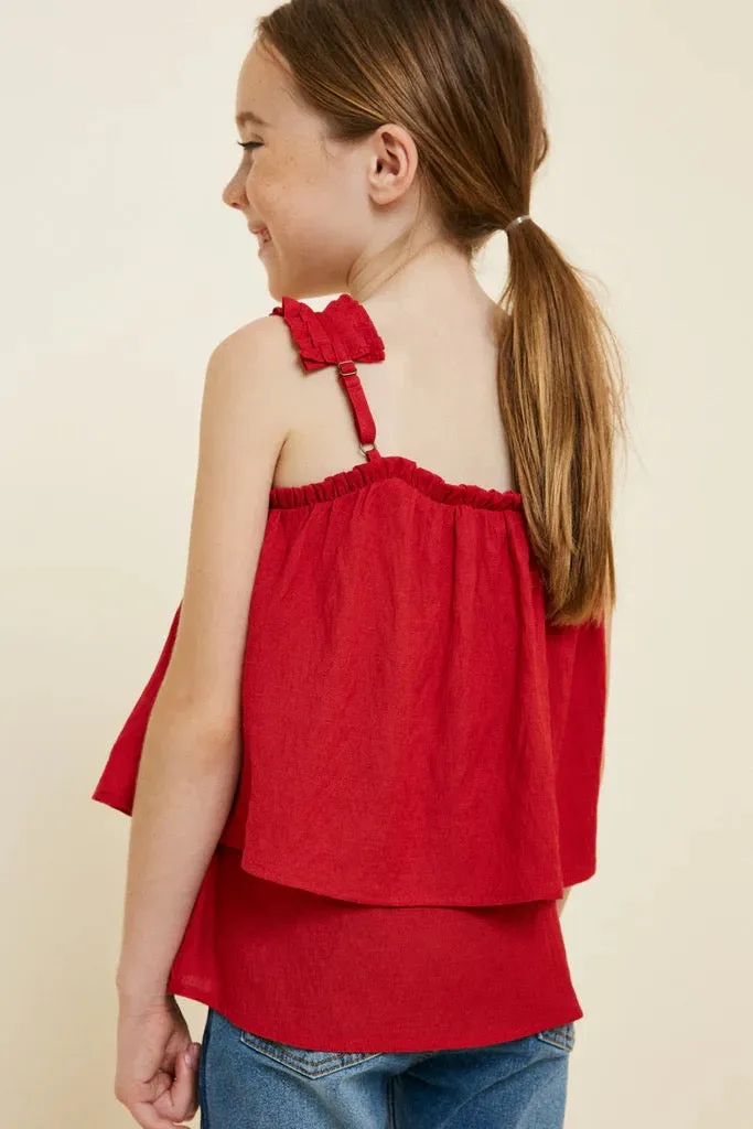 Red Tiered Tank