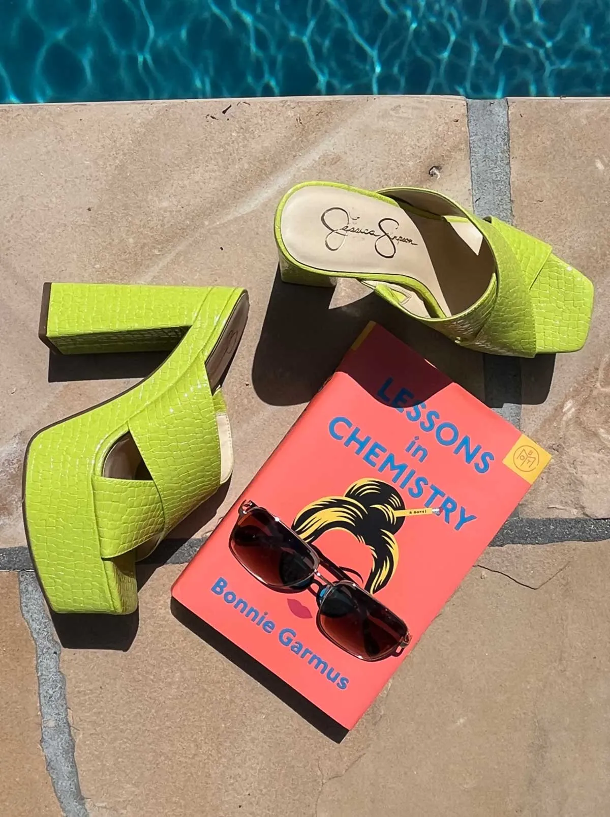 Roped Metal Geometric Aviator Sunglasses in Rose Gold