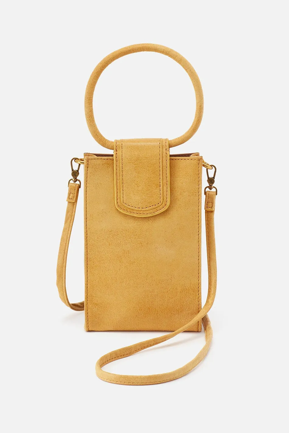 Sheila Phone Crossbody Purse - Buffed Hide Honeycomb