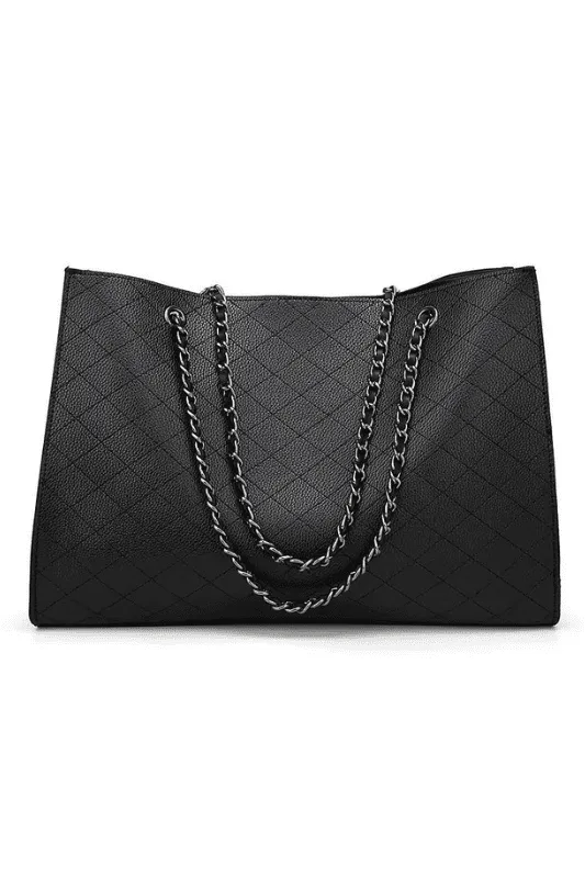 Square Tote Set | Black